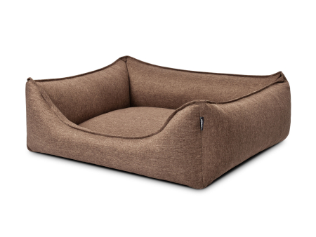 Hundebett Dreamcollection Softline 90x70 cm hellbraun