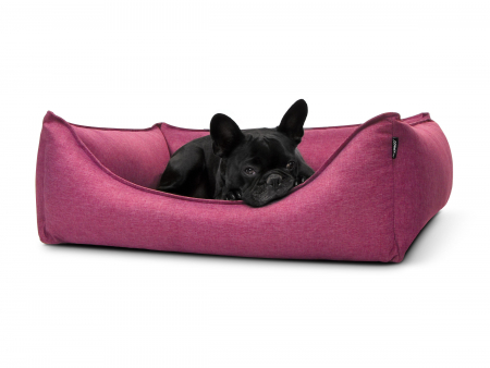 Hundebett Dreamcollection Softline 90x70 cm pink