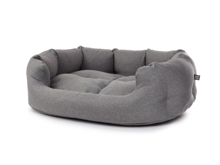 Fancy Hundebett mono grau