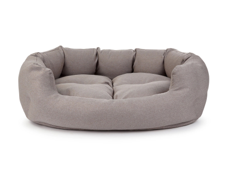 Fancy Hundebett mono graubeige
