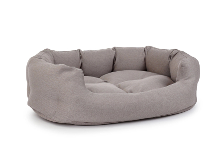 Fancy Hundebett mono graubeige