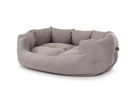 Fancy Hundebett mono graubeige