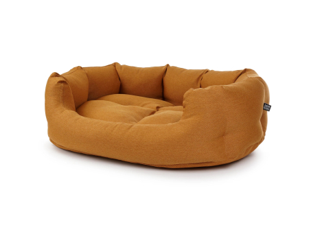 Fancy Hundebett mono senfgelb