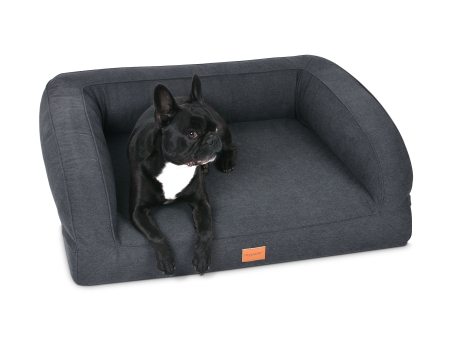 Flo Hundebett Luxuryline anthrazit 130x110 cm