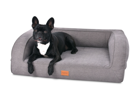 Flo Hundebett Luxuryline grau 130x110 cm