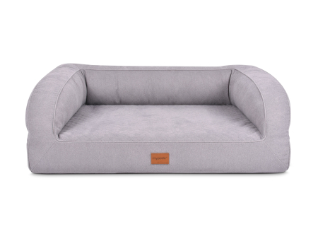 Flo Hundebett Luxuryline silber 70x50 cm-2