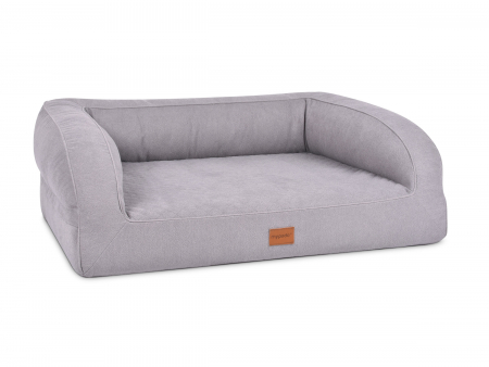 Flo Hundebett Luxuryline silber 110x90 cm-1