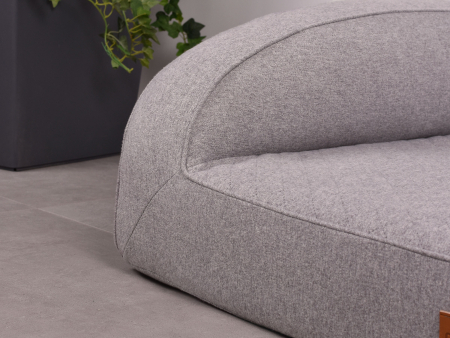 Flo Hundebett Silverline grau 90x70 cm-4