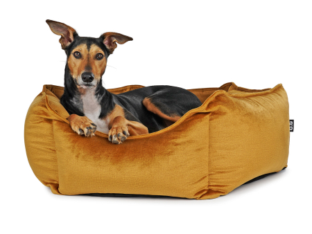 Hundebett hexo senfgelb