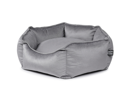Katzenbett hexo velvet silber