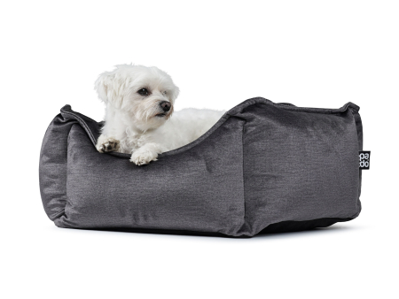 Hundebett hexo velvet anthrazit