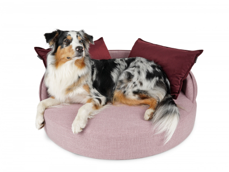 Hundebett Island Struqturo ROSA Ø 70cm