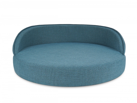 Hundebett Island Struqturo TÜRKIS Ø 100cm
