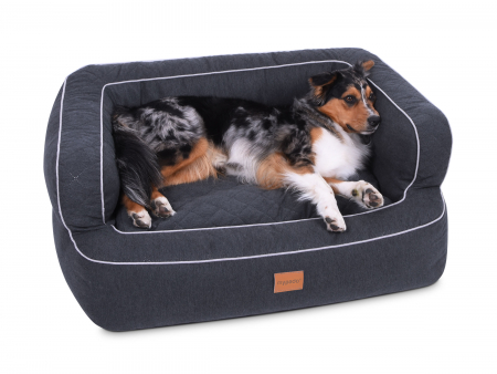 Neo Hundebett Luxuryline anthrazit 110x90 cm