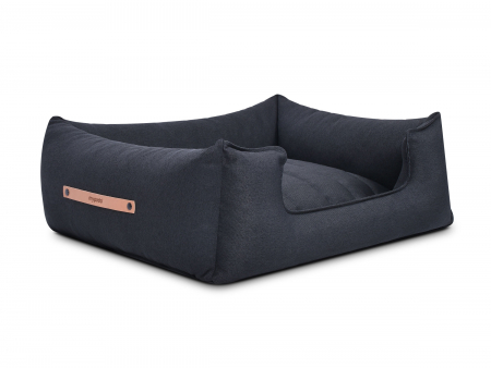 hundebett-stockholm-monoline-anthrazit 90x70 cm