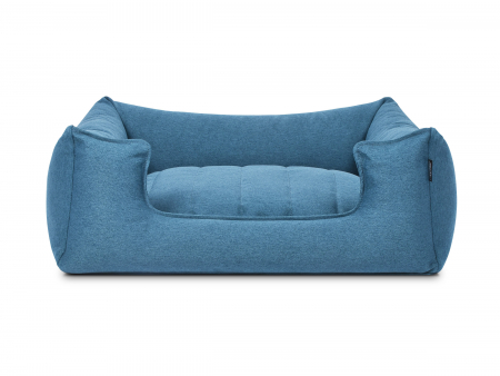 hundebett-stockholm-monoline-türkis 90x70 cm