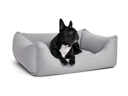 Hundebett Worldcollection Silverline 130x110 cm silber