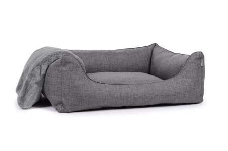Hundebett Worldcollection Softline 70x50 cm grau