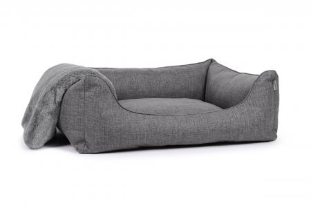 Hundebett Worldcollection Softline 110x90 cm grau