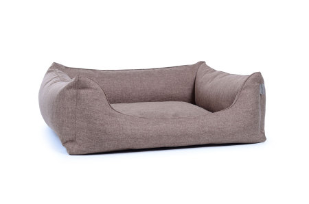 Hundebett Worldcollection Softline 90x70 cm hellbraun