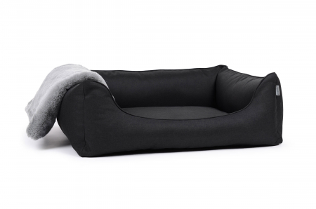 Hundebett Worldcollection Softline 90x70 cm schwarz