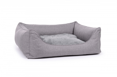 Hundebett Worldcollection Softline 70x50 cm silber