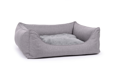 Hundebett Worldcollection Softline 130x110 cm silber