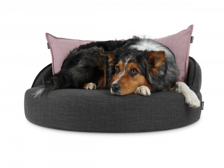Hundebett Island Struqturo ANTHRAZIT Ø 85cm