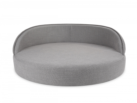 Hundebett Island Struqturo GRAU Ø 100cm-2