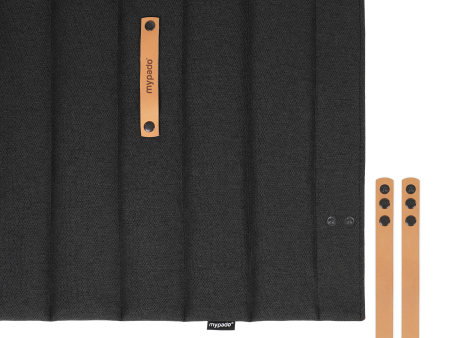 Roll-up-Hundematte Stockholm Monoline anthrazit-4