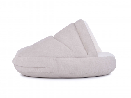 Hundebett Shell Comfort 75x75 cm creme