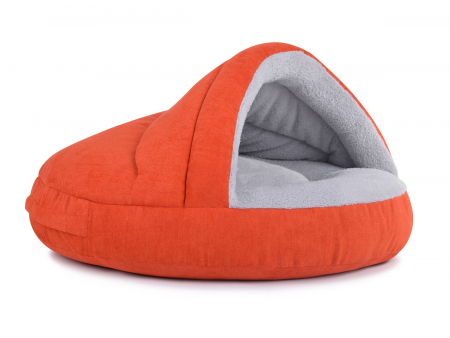 Hundebett Shell Comfort 90x90 cm orange-1