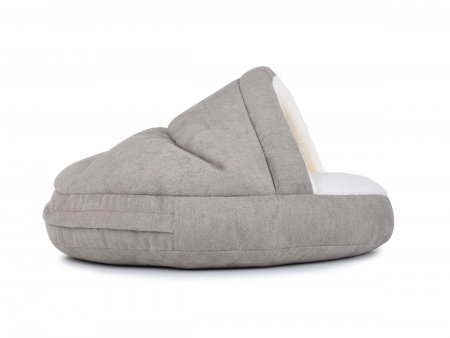 Hundebett Shell Comfort 75x75 cm taupe