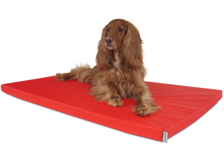 Hundematte Luvano Nylongewebe 80x60 cm rot