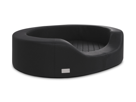 Prado Hundesofa Kunstleder schwarz