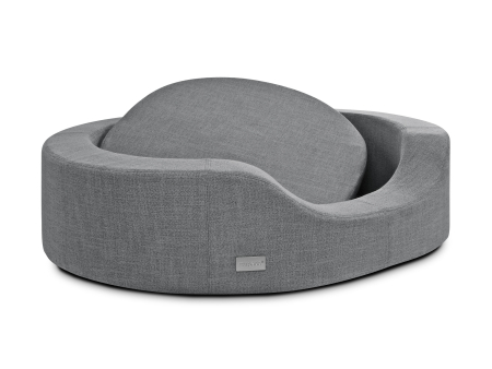 Prado Struqturo Hundesofa  105 x 85 cm grau
