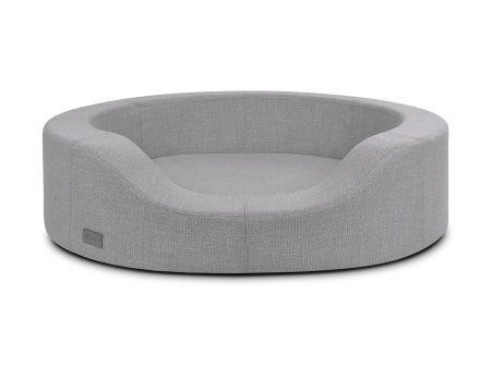 Prado Struqturo Hundesofa  90 x 70 cm silber