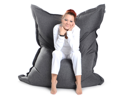 Juubag-classic-softline-Sitzsack 180x140 grau