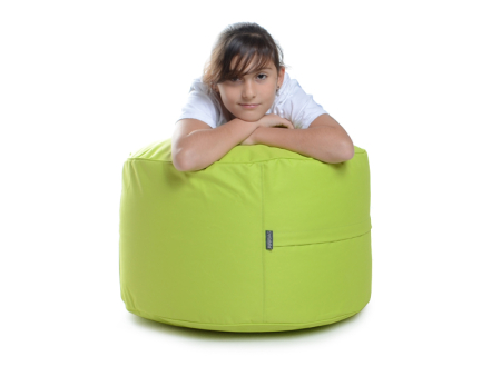 Juubag-rondo-Nylon-Sitzpouf 60cm kiwi