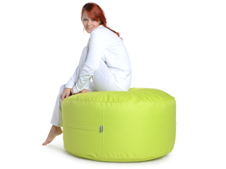Juubag-rondo-Nylon-Sitzpouf 90cm kiwi