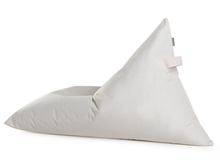 Juubag-triyang-Nylon-Sitzsack 100x60 creme