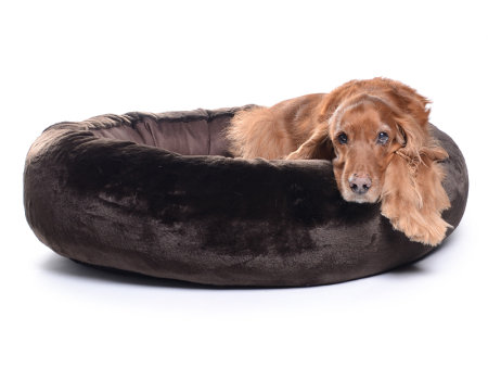 K-Nax Hundebett Fake Fur 60 cm braun