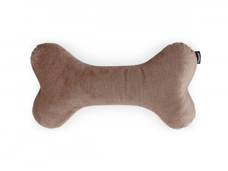 Knochenkissen Island Velvetline HELLBRAUN