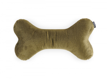 Knochenkissen Island Velvetline KHAKI
