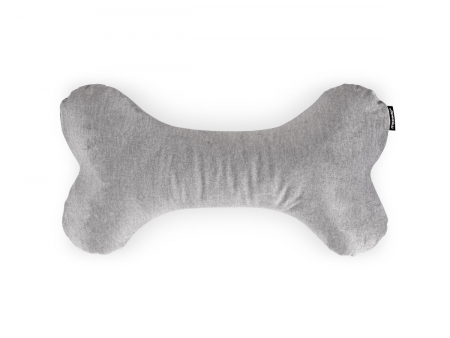 Knochenkissen Island Velvetline SILBER