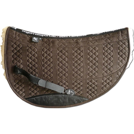 Lammfell Korrektur Aufpolster Westernpad Roundpad Mocca/Med
