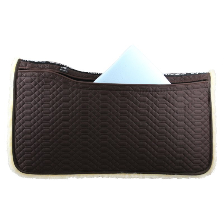 Korrektur Aufpolster Lammfell Westernpad Square Mocca/Med