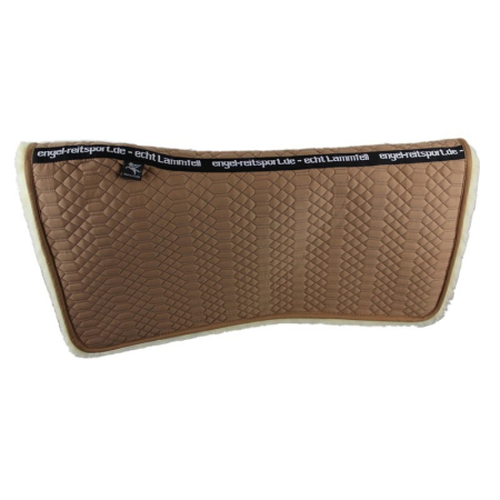 Lammfell Westernpad Square camel-1