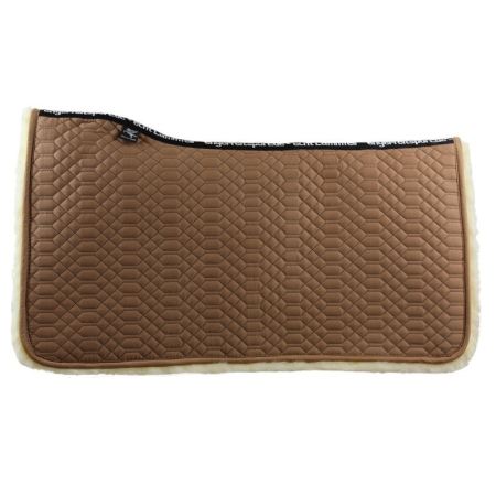 Lammfell Westernpad Square camel