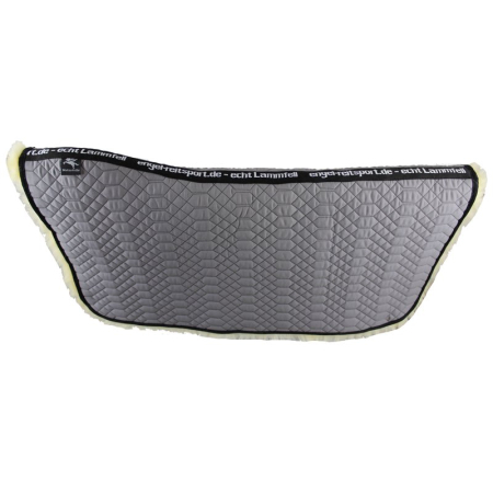 Lammfell Westernpad Square grau-1